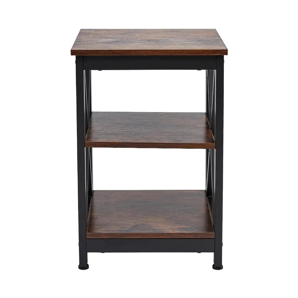 Brown Vintage Wooden Side Table End Table Wood Coffee Table