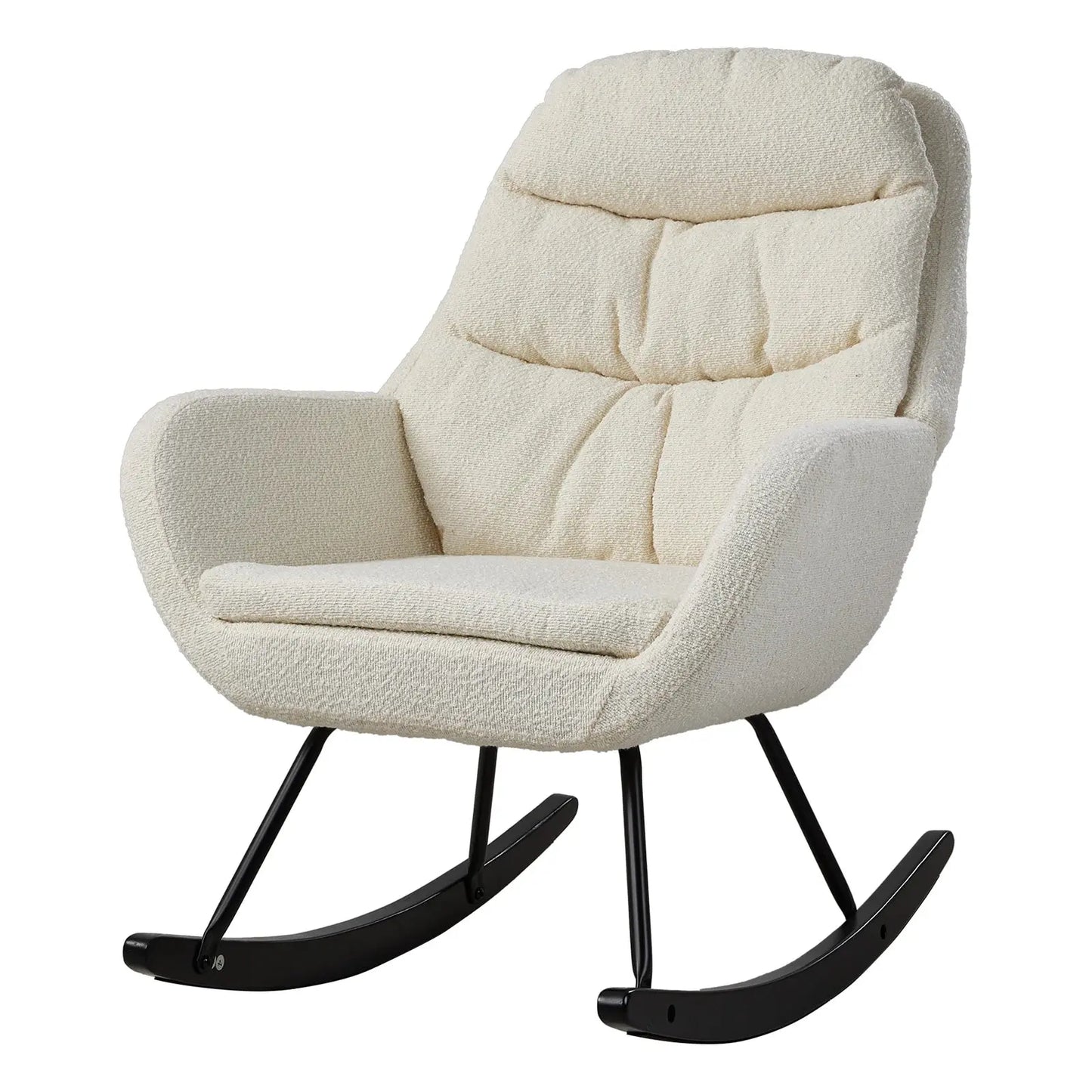 Teddy Fleece Upholstered Rocking Chair