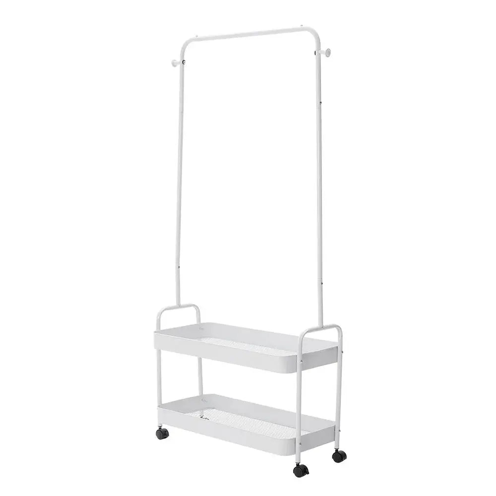 Floor-standing Household Storage Rack with Wheels