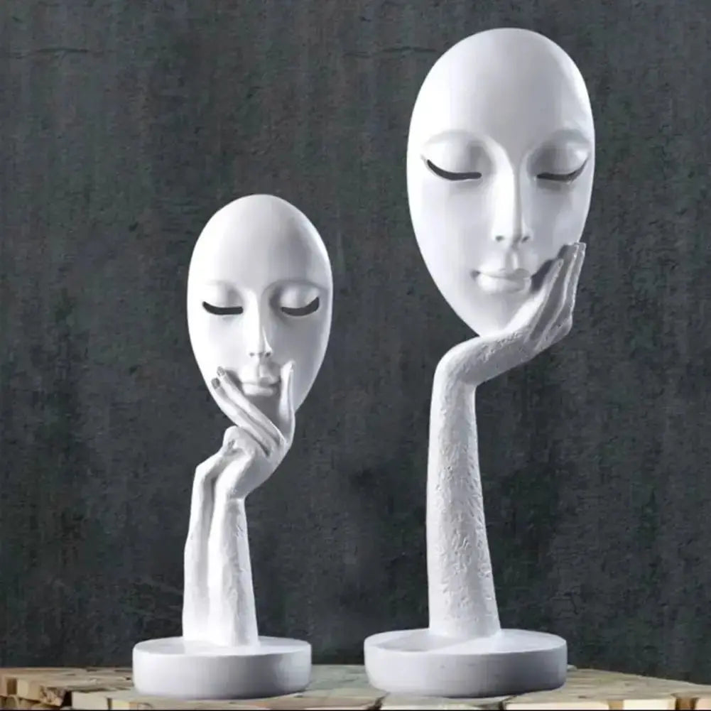 Large Abstract Thinker Sculpture Ornament