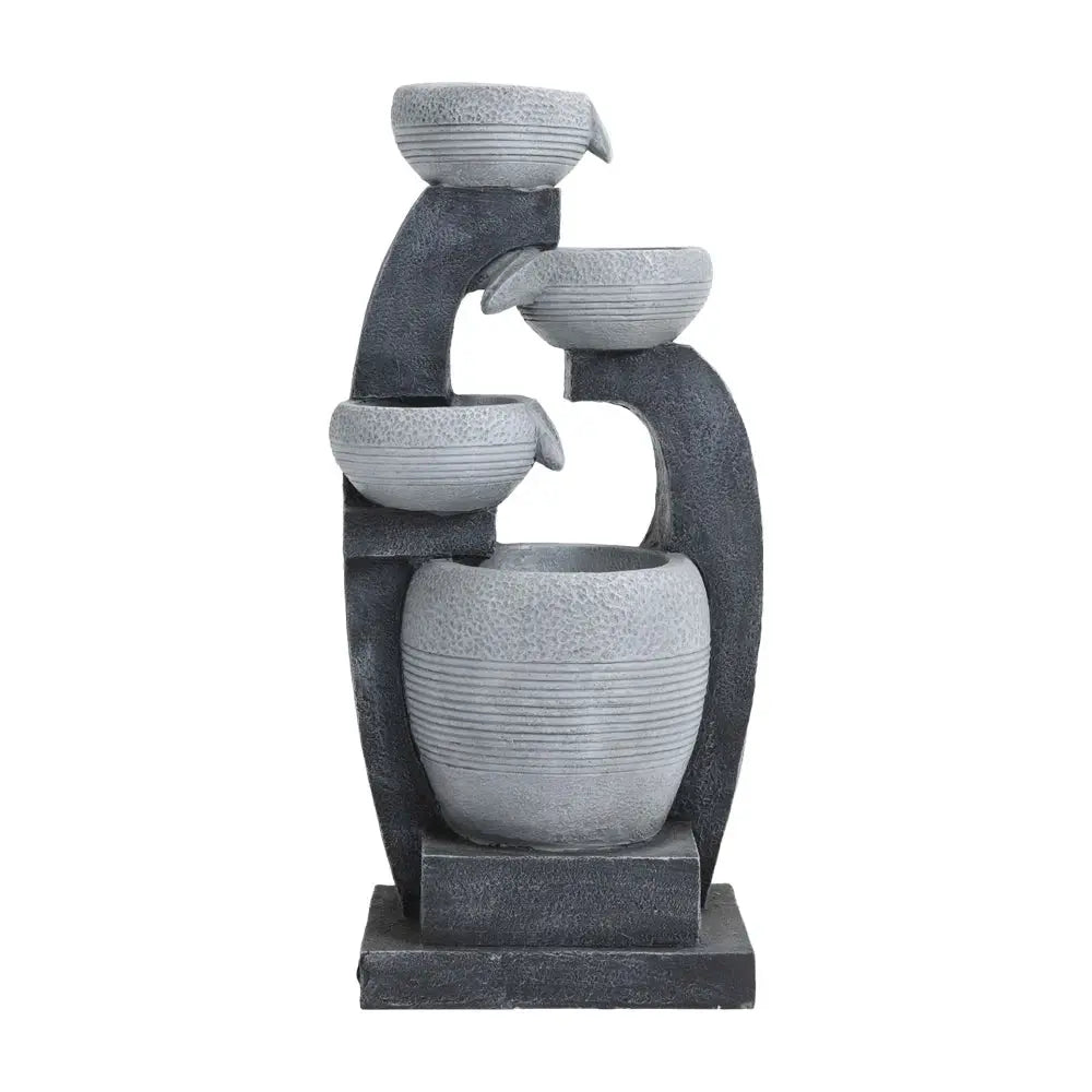 Garden Sanctuary Outdoor Solar-Powered Water Fountain