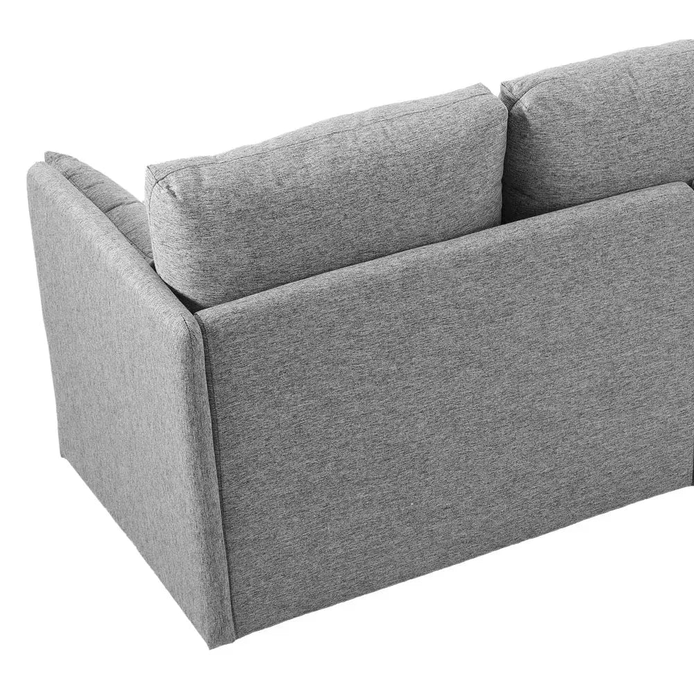 3-Seater Folding Sofa Bed with 2 Pillows Furnish Wise