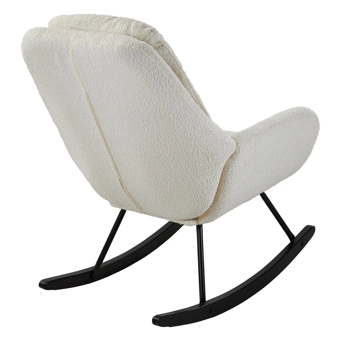 Teddy Fleece Upholstered Rocking Chair