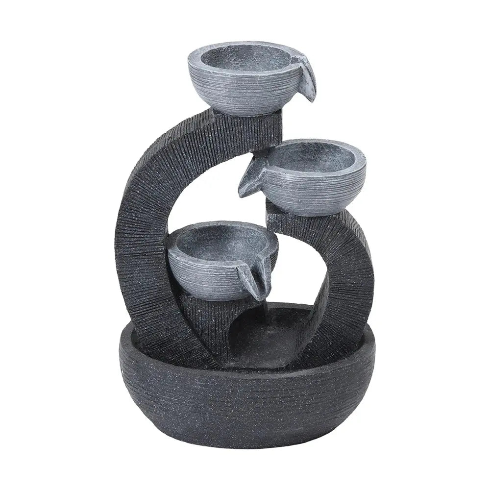 Garden Sanctuary Outdoor Solar-Powered Water Fountain Furnish Wise