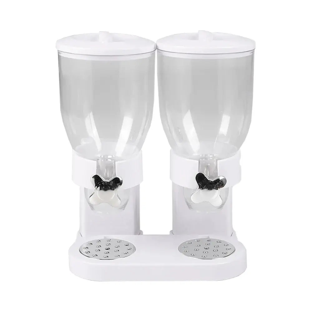 White Modern Food Dispenser Cereal Containers Storage Dispenser