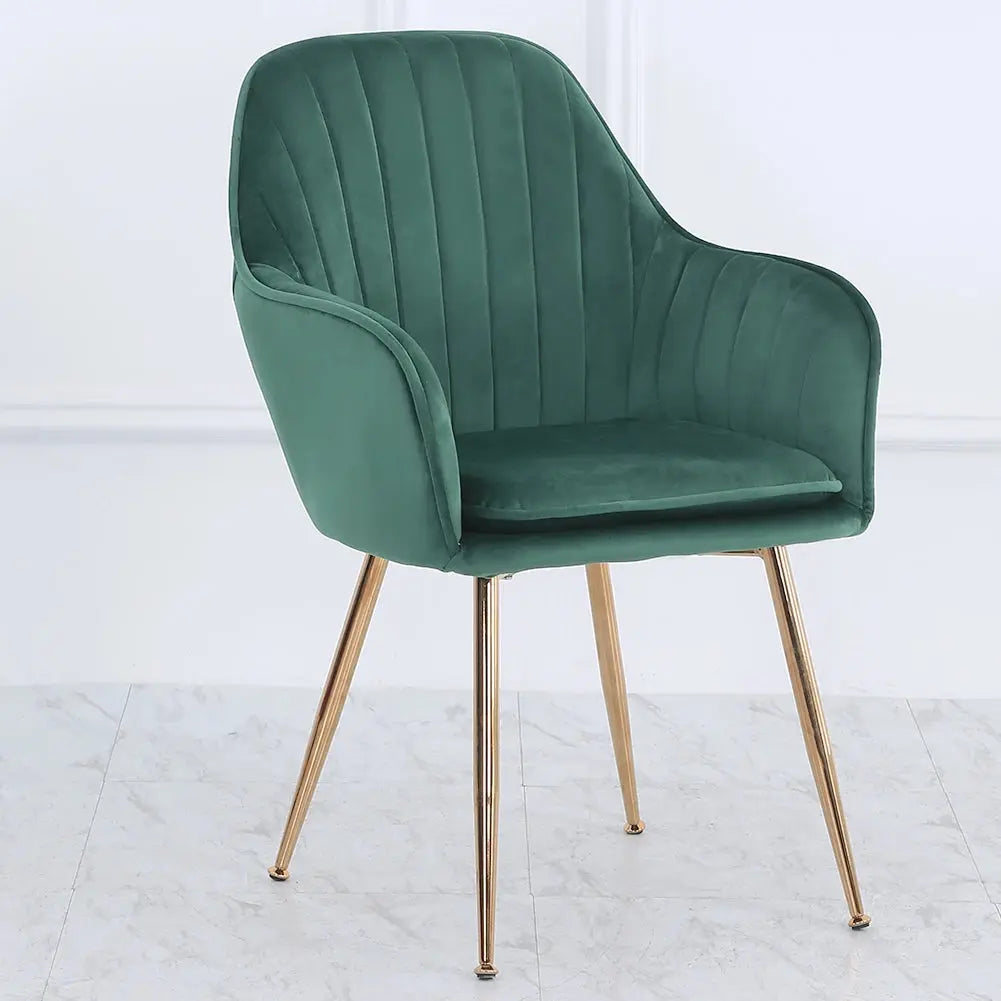 Set of 2 Velvet Dining Chairs Furnish Wise