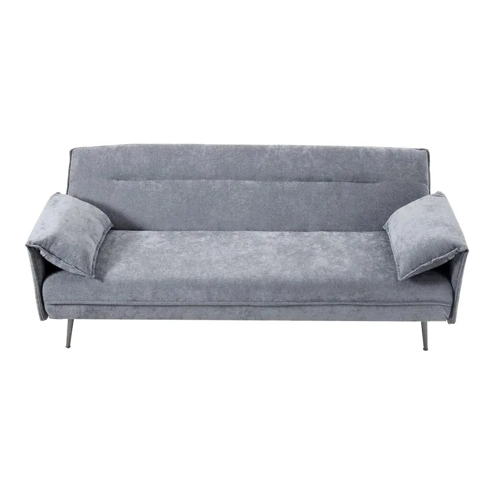 3-Seater Contemporary Convertible Sofa Bed with 2 Pillows Furnish Wise
