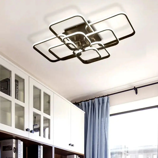 Modern Square LED Ceiling Lamp Furnish Wise