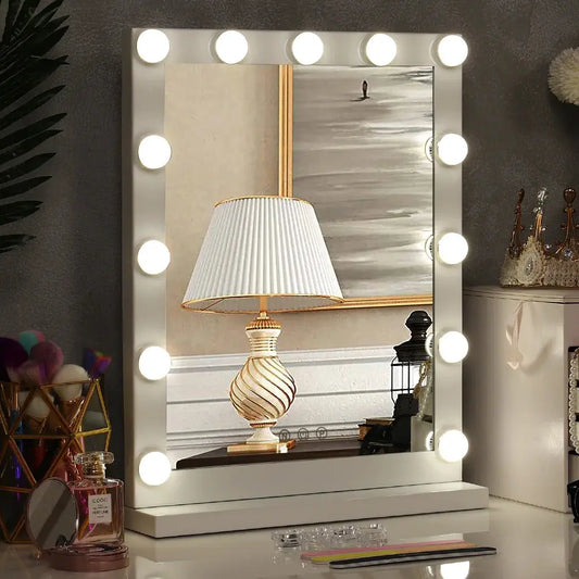 Dimmable LED Light Makeup Mirror Furnish Wise