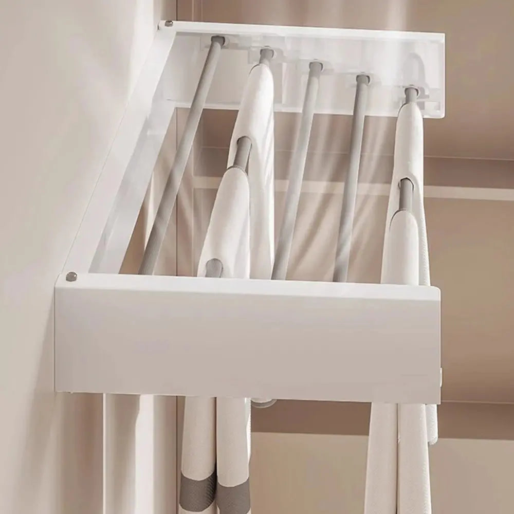 Space-Saving Wall Mounted Towel Drying Rack
