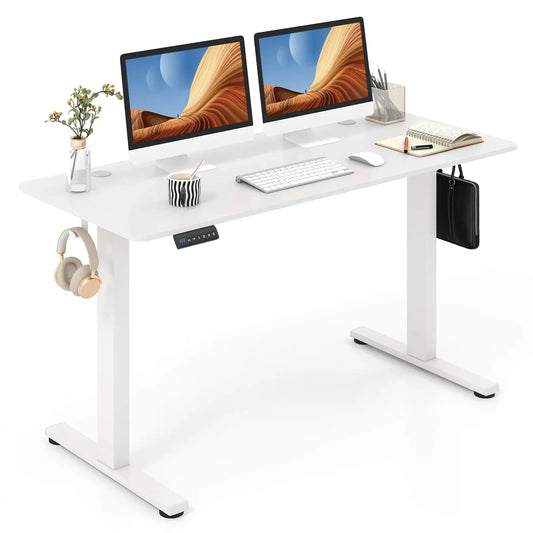 Electric Sit-Stand Home Office Desk Furnish Wise