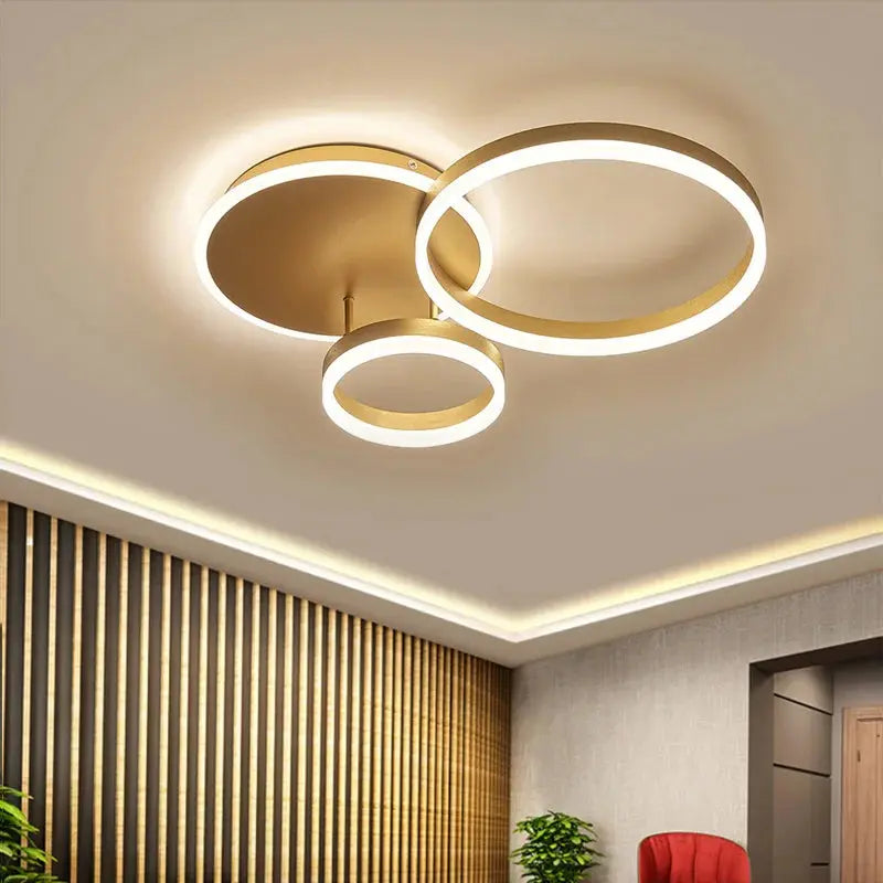 Modern Round LED Chandelier Ceiling Light Furnish Wise