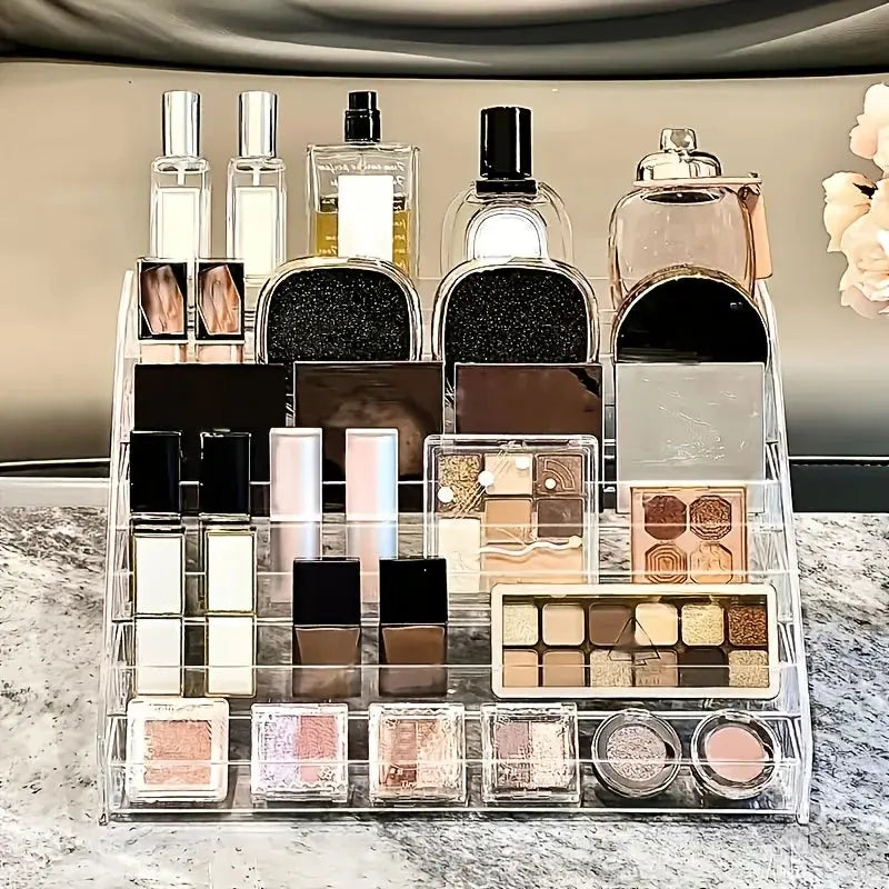 Elegant Acrylic Perfume & Cosmetic Organizer Furnish Wise
