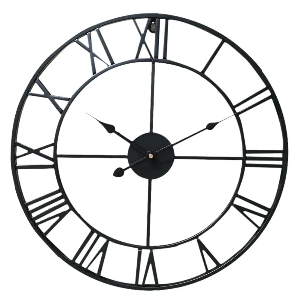 40cm Vintage Wall Clock with Roman Numerals for Home Decor