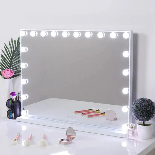 Dimmable LED Light Makeup Mirror Furnish Wise