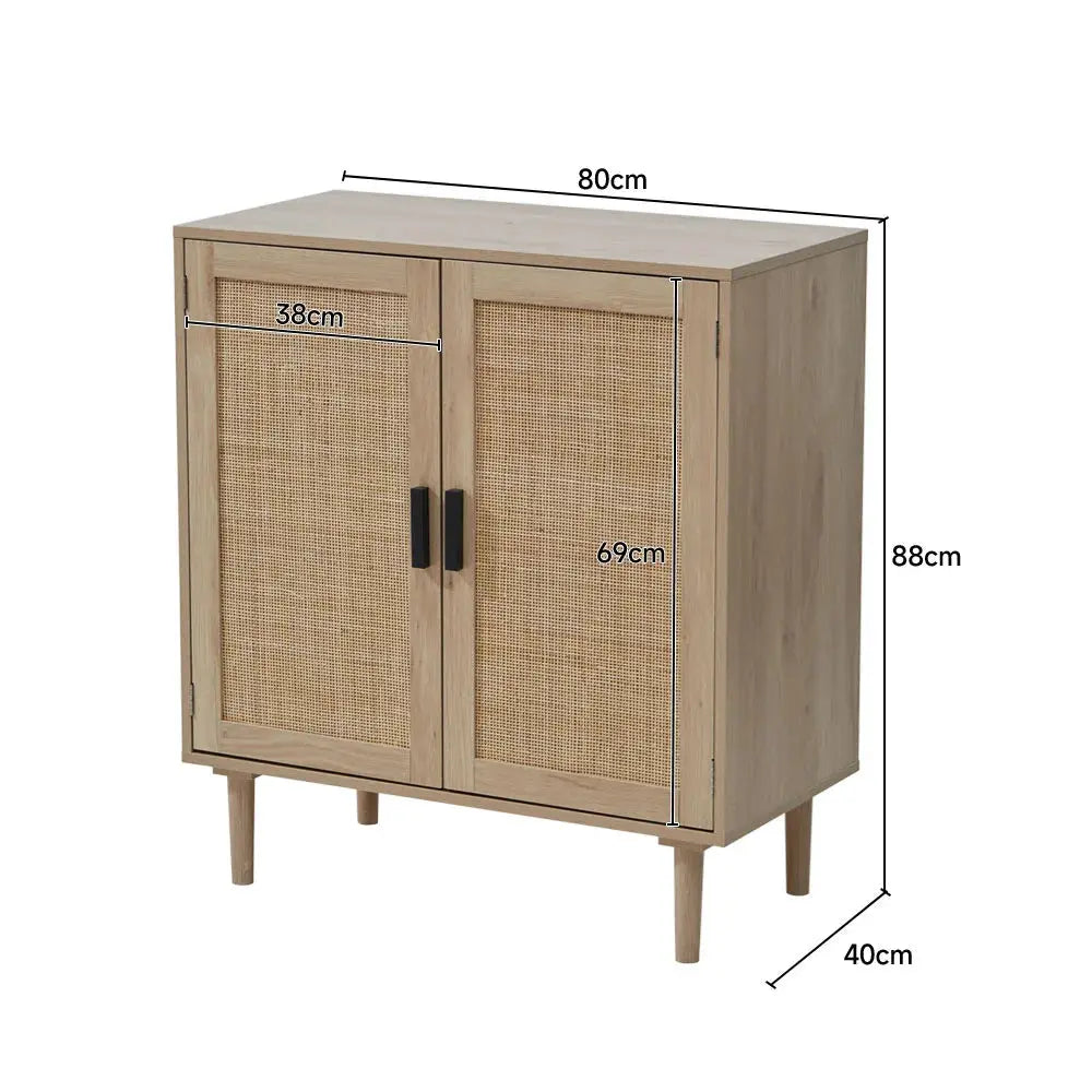 Rattan Sideboard with Double Doors