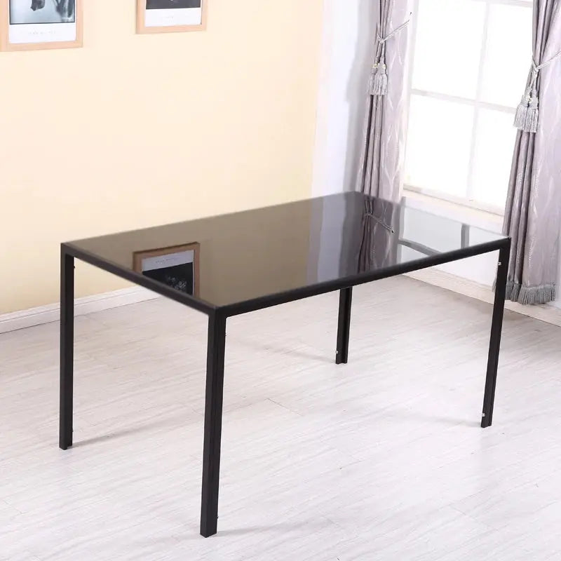 Black Glass Dining Coffee Table
