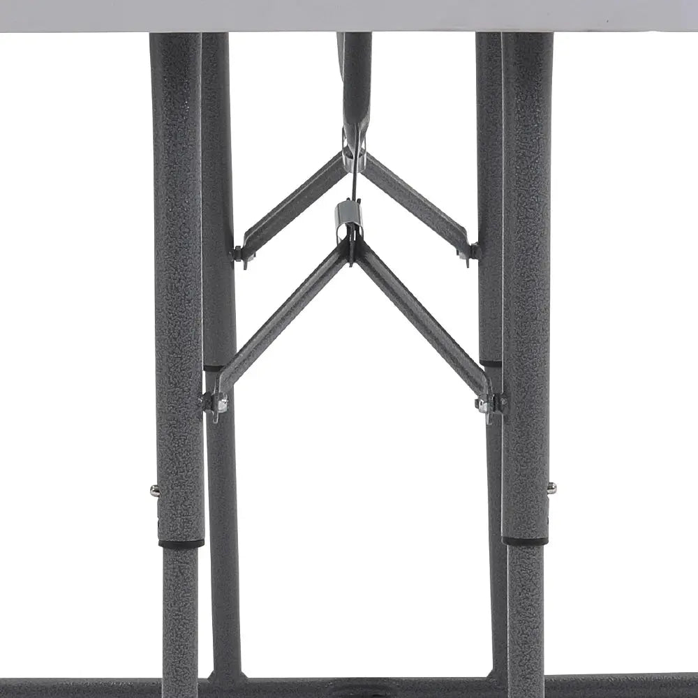 Off-White Children's Foldable Picnic Table and Bench Set 3-Piece Furnish Wise
