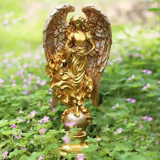 Prayer Angel Goddess Sculpture Ornament  Ancient Greek Mythological Figures Lucky Statue Office Study New Room Home Decor Furnish Wise