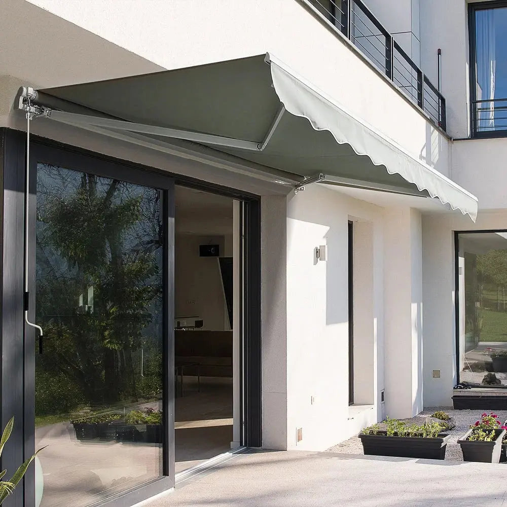 Retractable UV-resistant and Water-resistant Awning