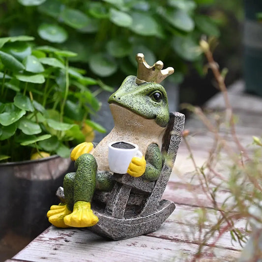 Frog Prince Figurine Furnish Wise