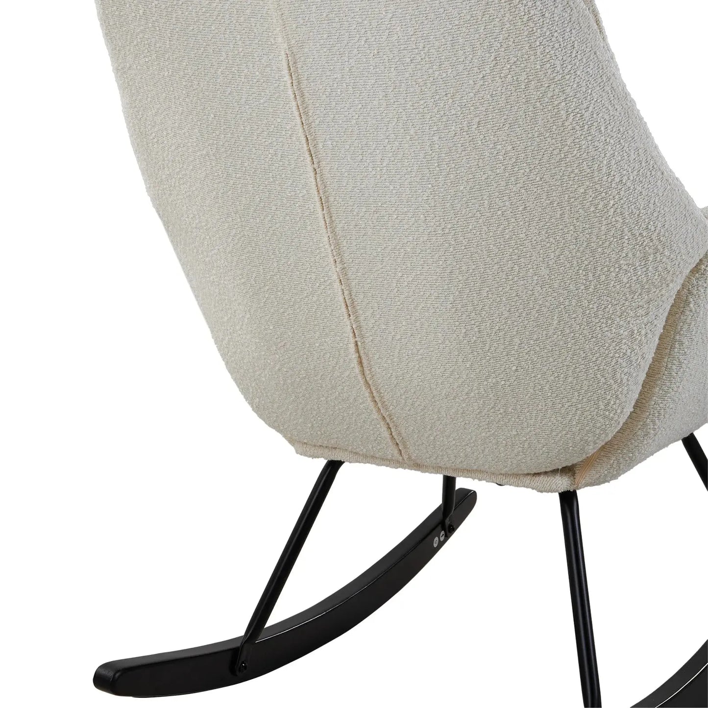 Teddy Fleece Upholstered Rocking Chair