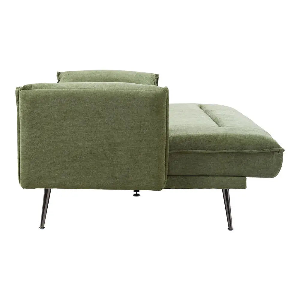 3-Seater Contemporary Convertible Sofa Bed with 2 Pillows Furnish Wise