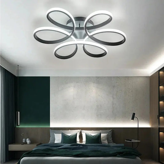 Modern Petal LED Chandelier Ceiling Light Furnish Wise