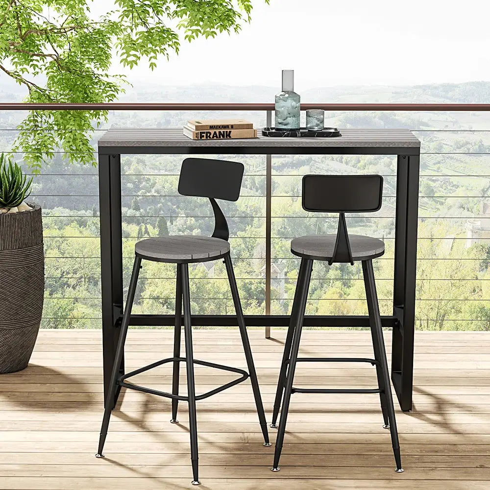 Modern Garden Bistro High Bar Stools