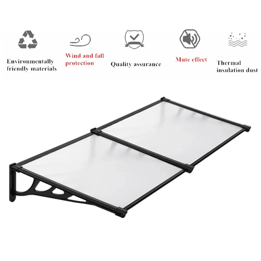 Door Window UV-resistant Water Resistant Awning Canopy Rain Cover