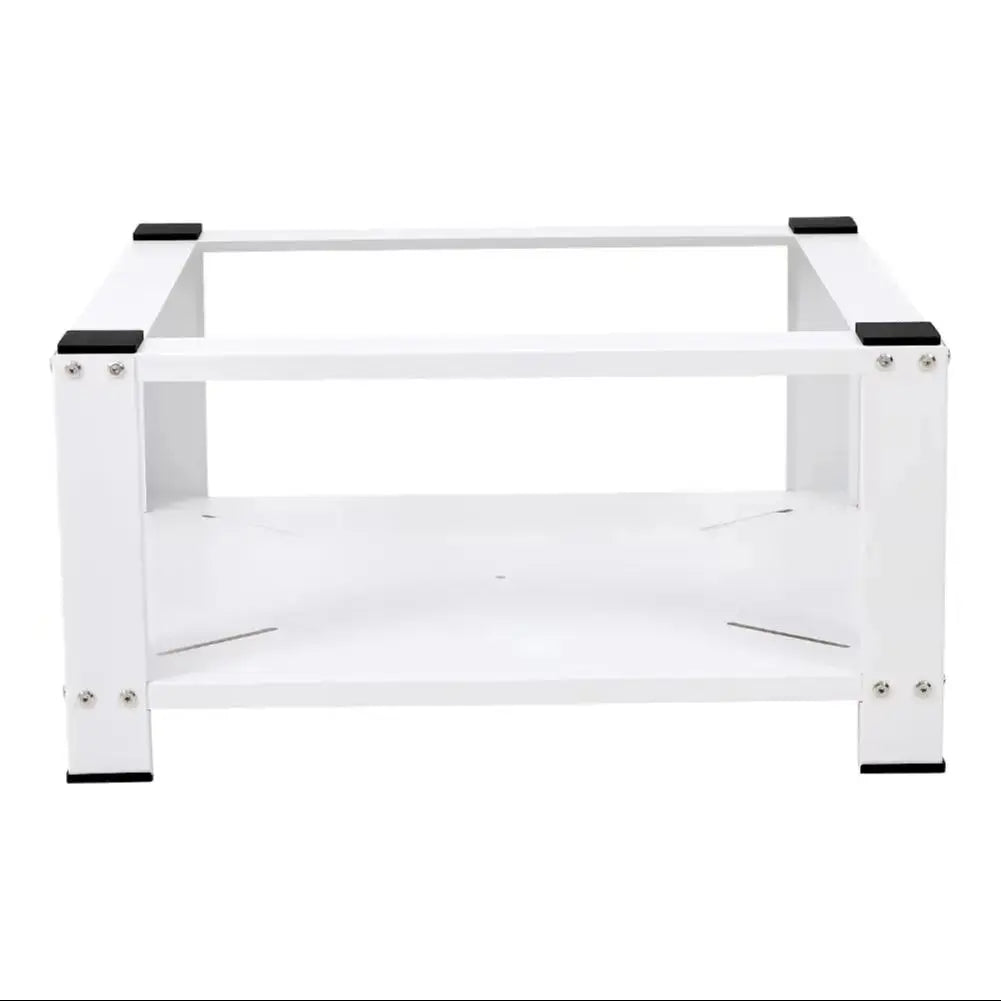 Washing Machine Dryer Pedestal Powerful and Durable, White Furnish Wise