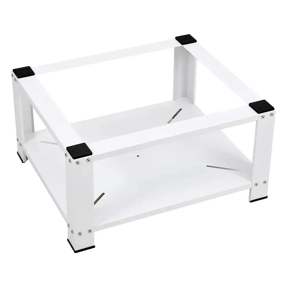 Washing Machine Dryer Pedestal Powerful and Durable, White Furnish Wise