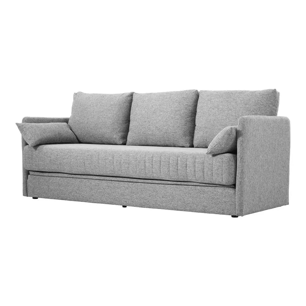 3-Seater Folding Sofa Bed with 2 Pillows Furnish Wise