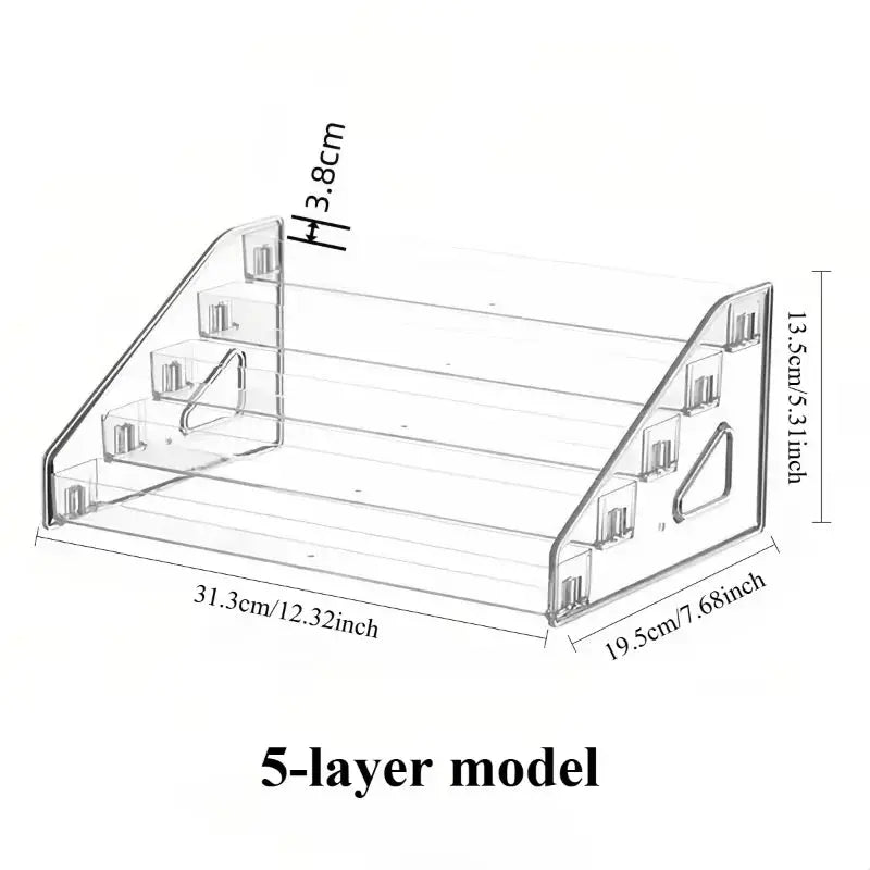 Elegant Acrylic Perfume & Cosmetic Organizer Furnish Wise