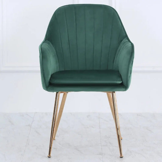 Set of 2 Velvet Dining Chairs