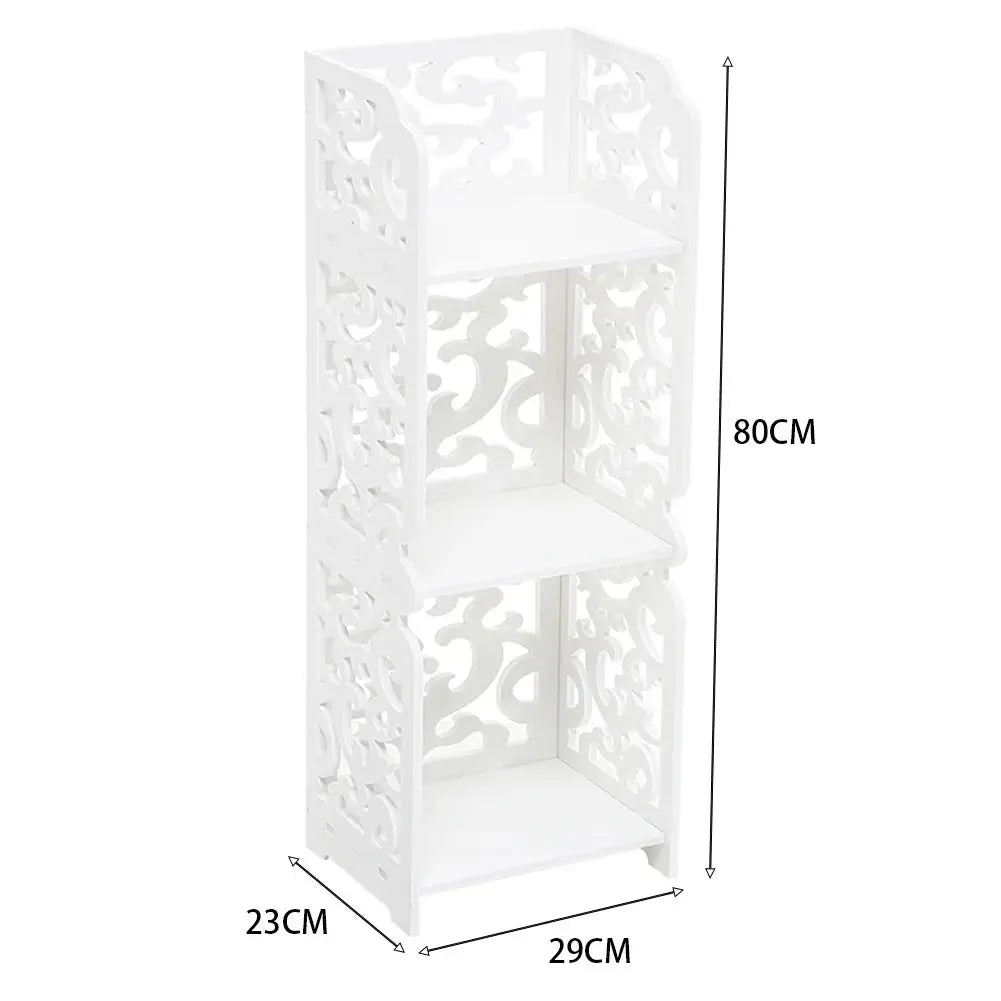 3 Tier Bookshelf Storage Unit Stand Furnish Wise
