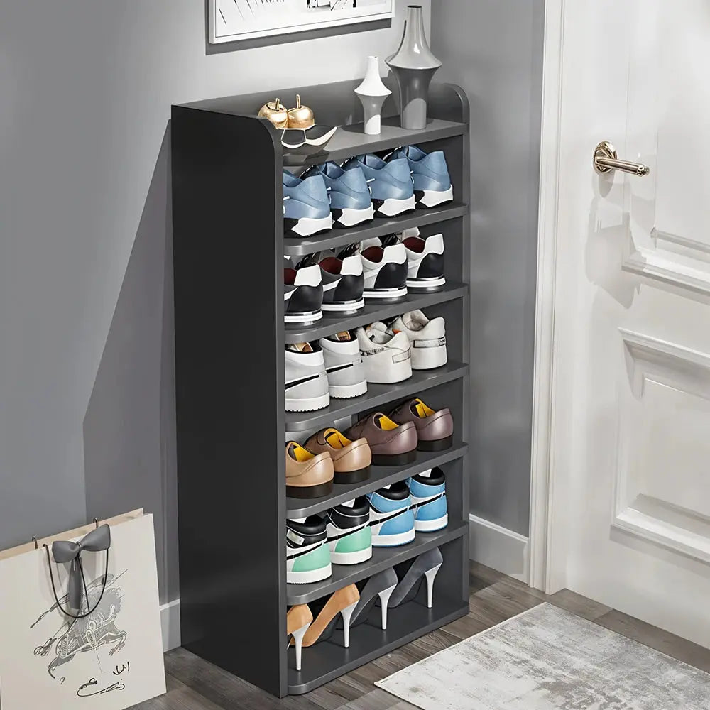 Multi-Tier Narrow Tall Shoes Rack for Entryway