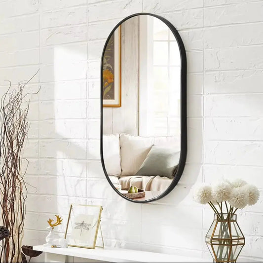 Oval Bathroom Vanity Mirror Wall Mirror Furnish Wise