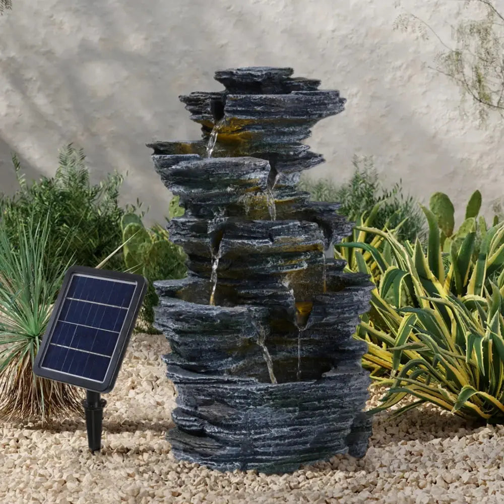 Outdoor Solar-Powered Water Fountain Decor Energy-efficient and Eco-friendly