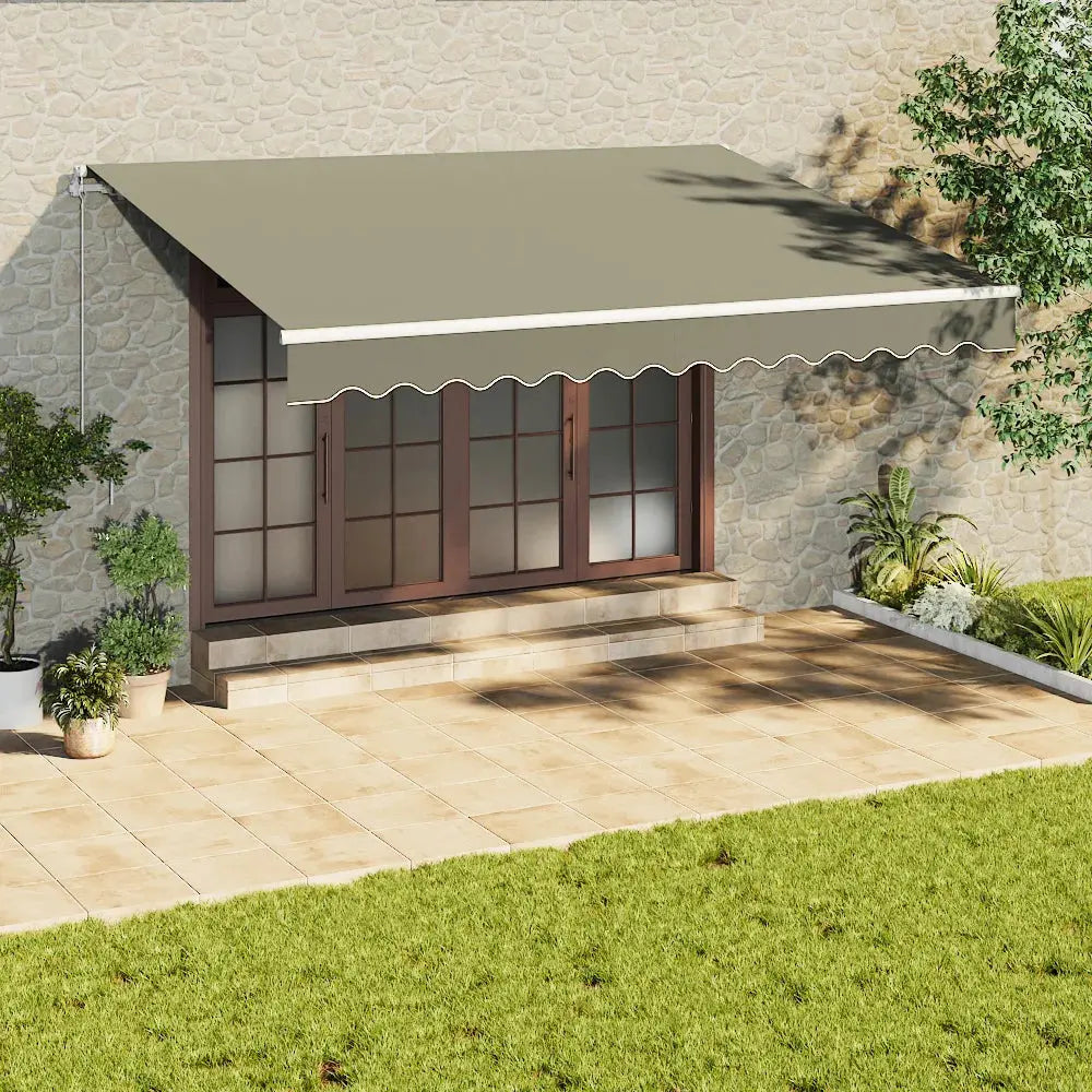 Retractable UV-resistant and Water-resistant Awning