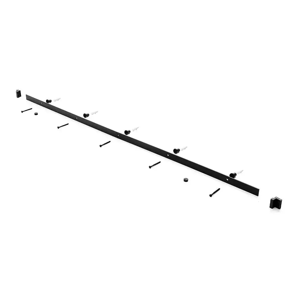 Rustic J Shaped Barn Door Hardware Kit 6ft