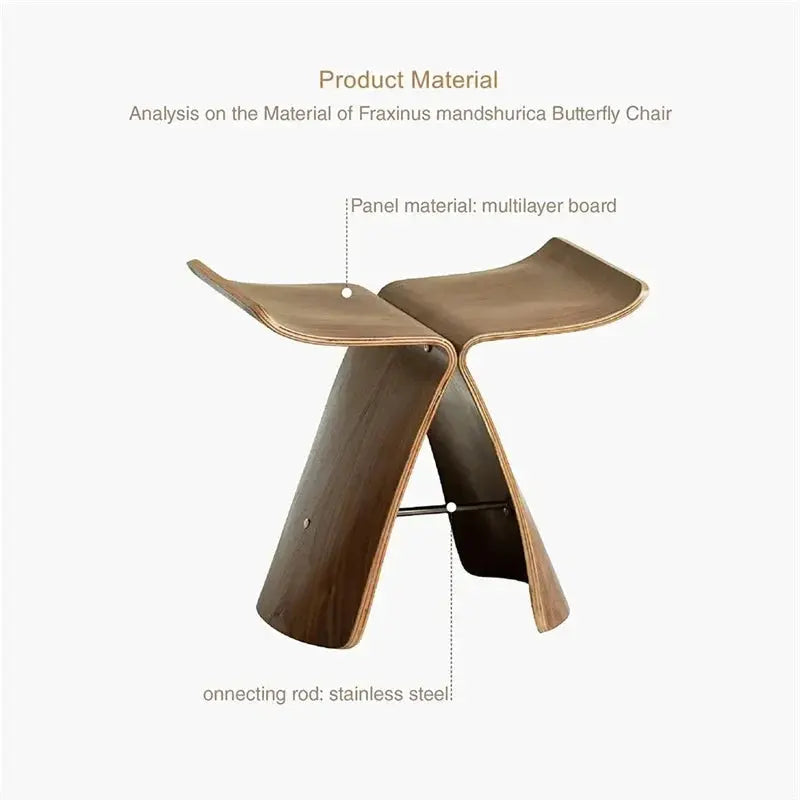 Butterfly Chair Made from Ash Plywood Furnish Wise
