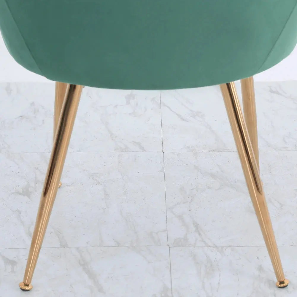 Set of 2 Velvet Dining Chairs Furnish Wise