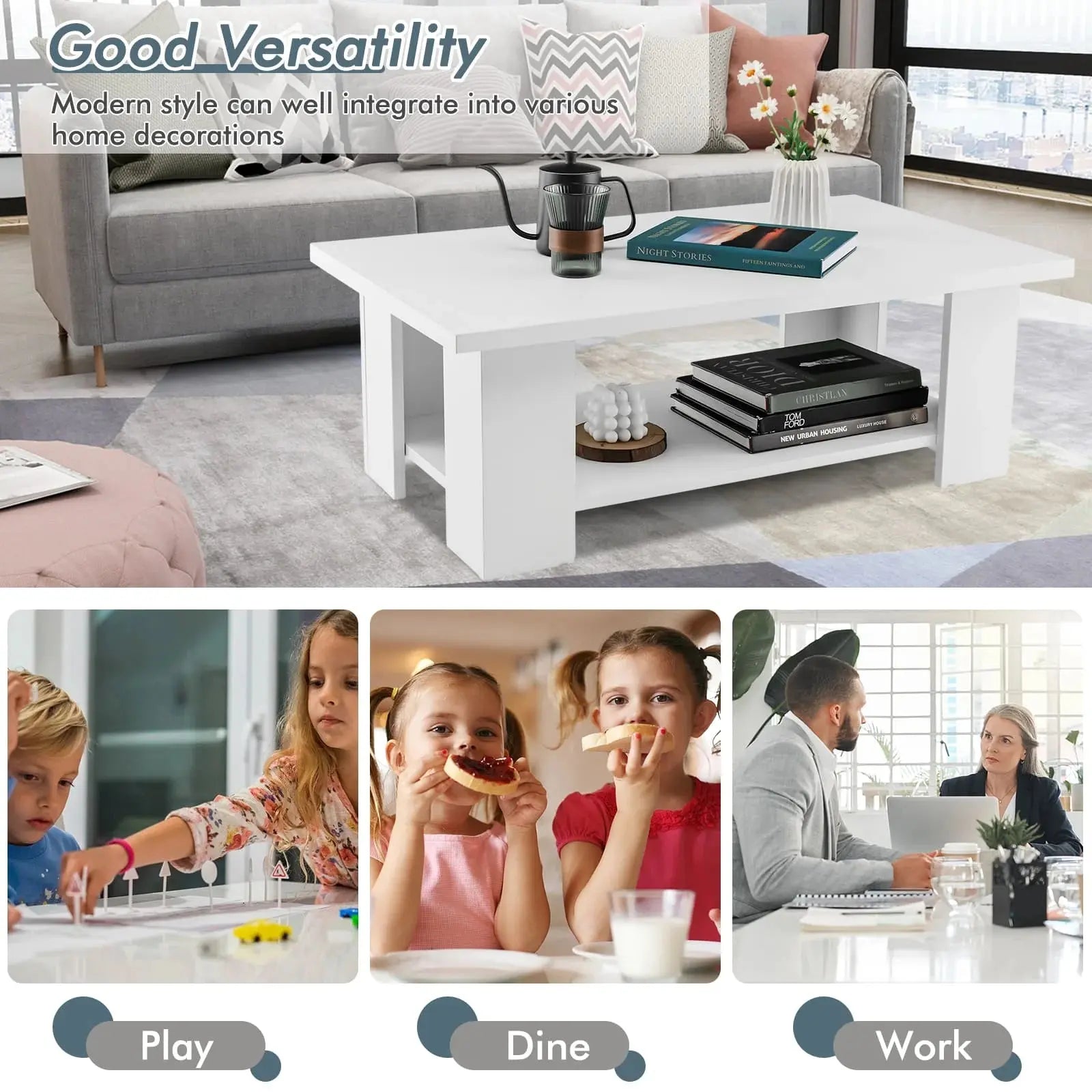 Modern Cocktail Table Furnish Wise
