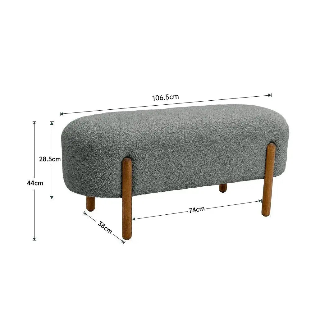 Rectangular Contemporary Household Upholstered Bench Furnish Wise