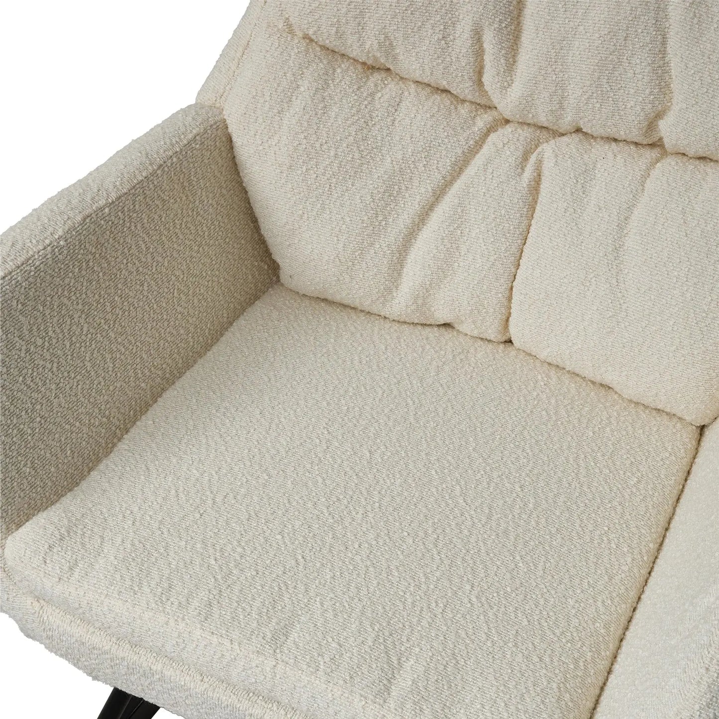 Teddy Fleece Upholstered Rocking Chair