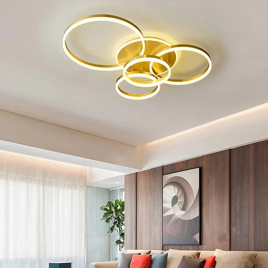 Modern Round LED Chandelier Ceiling Light Furnish Wise