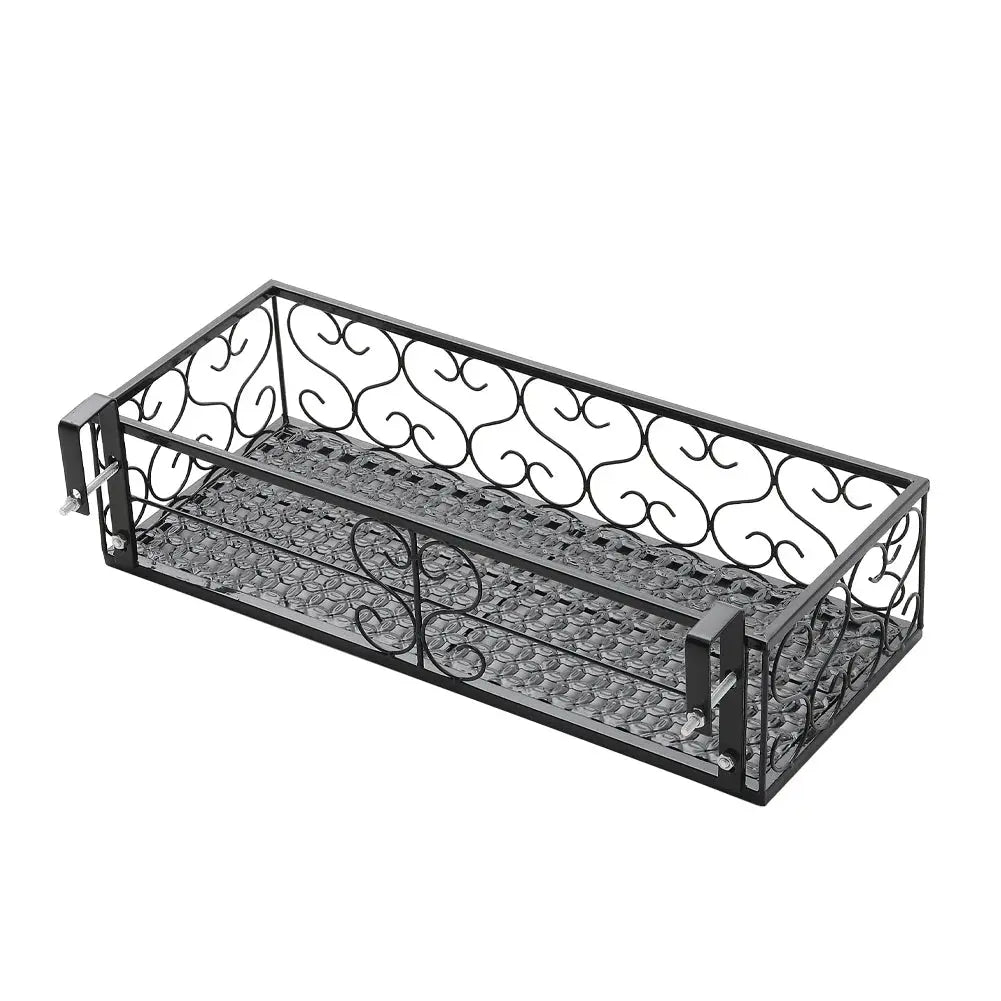 Hanging Railing Flower Pot Holder Furnish Wise