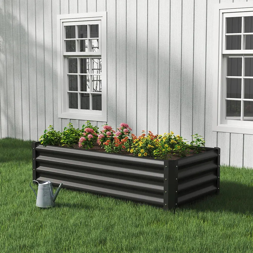 Raised Bed Outdoor Vegetable Plants Flowers Pots Box - Furnish Wise