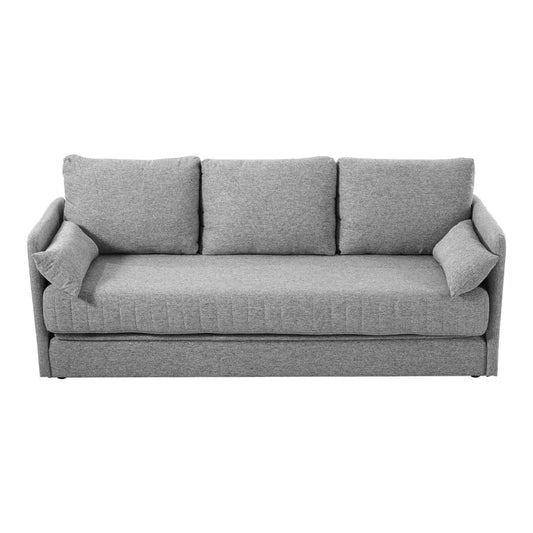 3-Seater Folding Sofa Bed with 2 Pillows